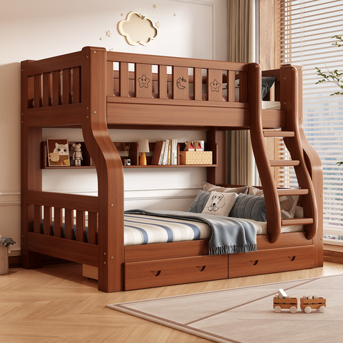 上下床高低床实木上下铺多功能