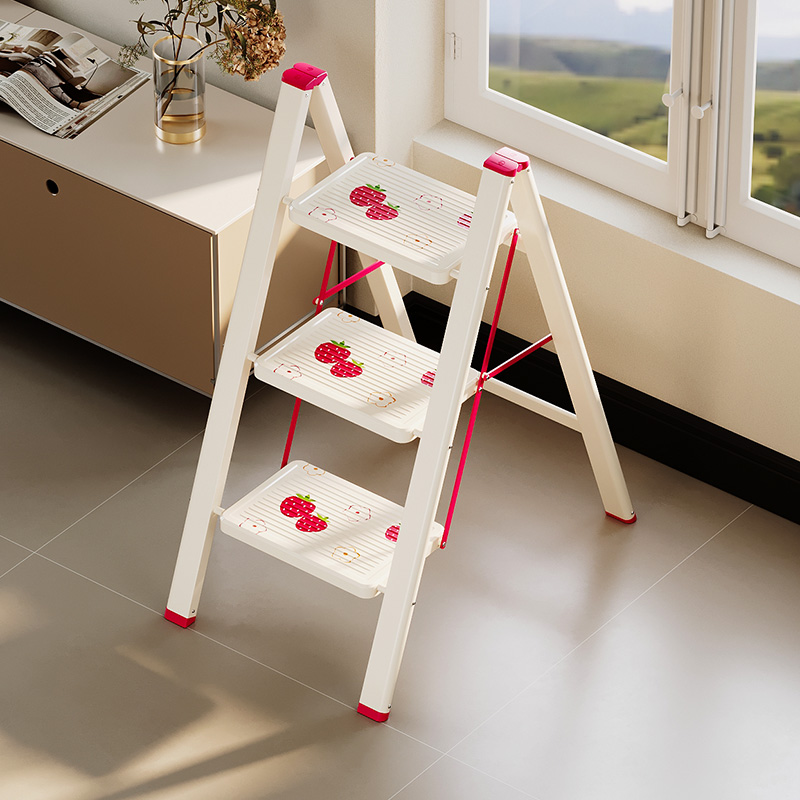 格美居梯子家用折疊多功能置物架
