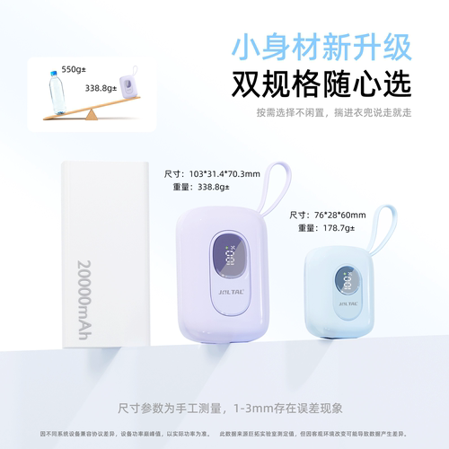 丹妮专属巨拓新款小彩蛋3C认证可上飞机高铁便携快充支持安卓苹果