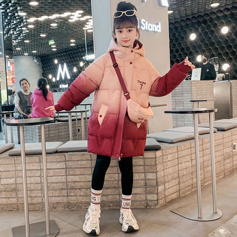 女童棉服冬季2025新款中大儿童冬装外套棉衣棉袄加厚加绒洋气女孩