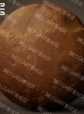 Substance Designer风格化土地泥土土壤纹理sd材质球sp材质球sbs