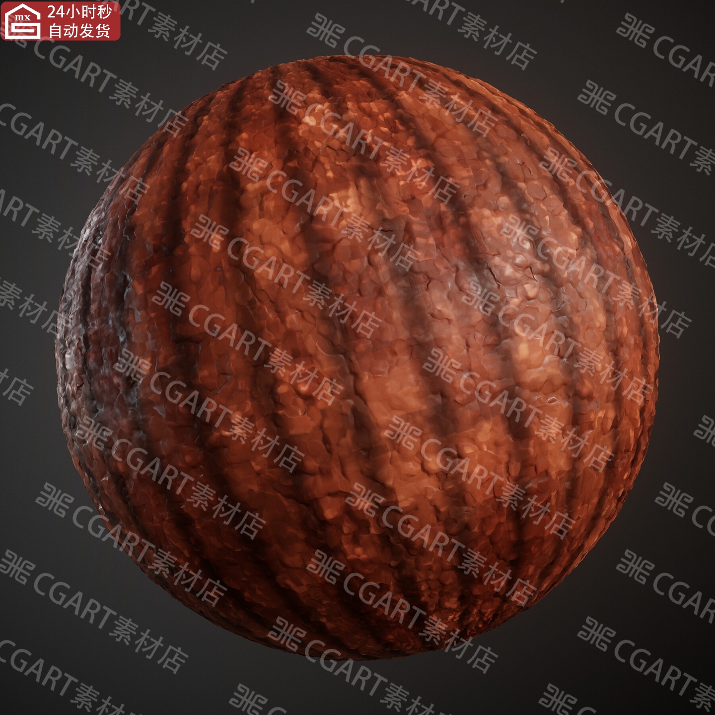 Substance Designer风格化烧烤汉堡包肉层纹理材质球sd肉饼材质
