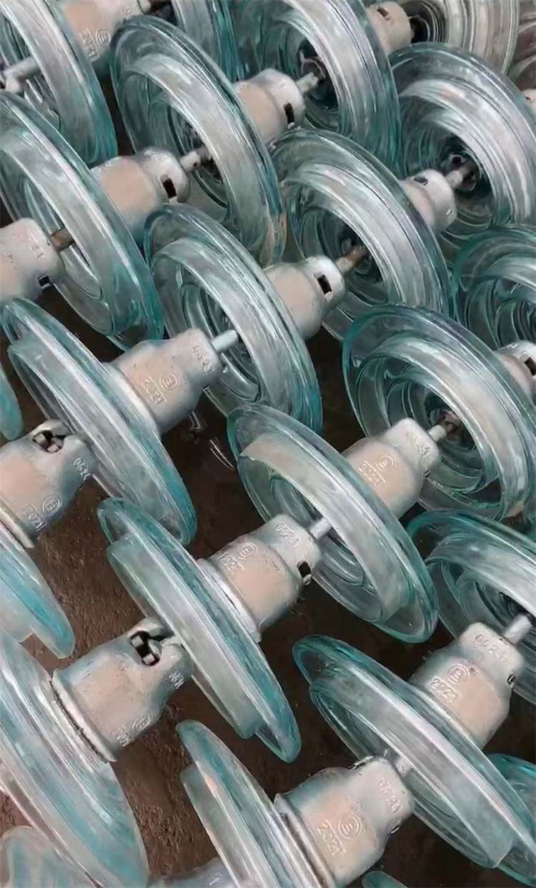 u120bu70b146127悬式盘型玻璃绝缘子串电力瓷瓶电气器材