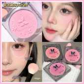 Biya膨胀色腮红提亮腮紫腮蓝显嫩晒红平价学生新手自然裸妆婴儿粉