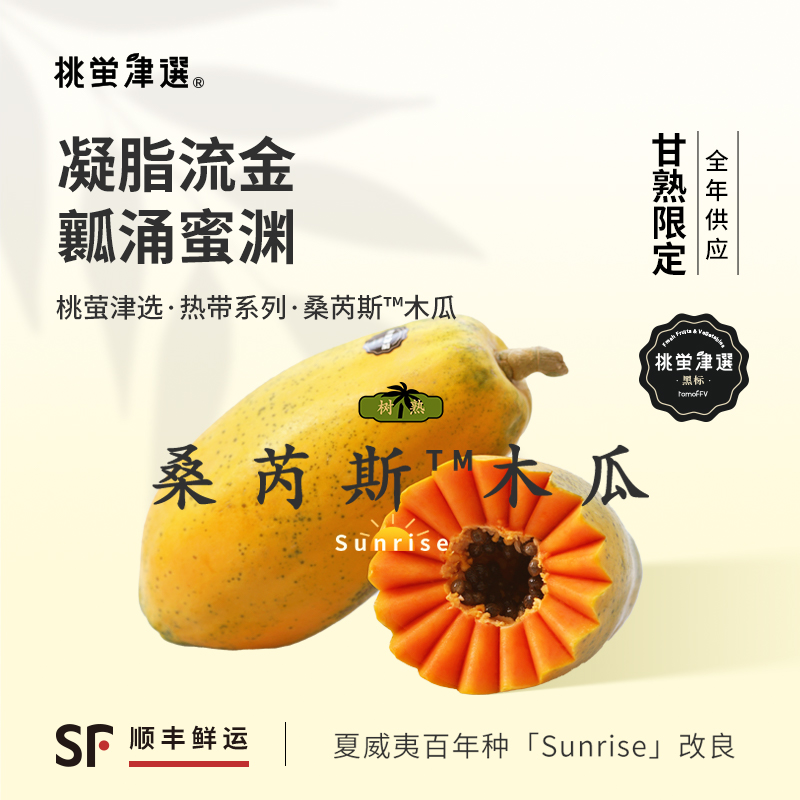 240天自然熟！桑芮斯™木瓜礼盒