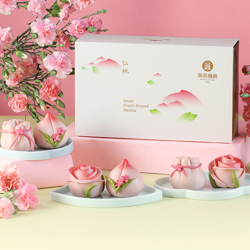 御茶膳房寿桃馒头糕点礼盒点心北京特产送父母长辈生日过寿伴手礼