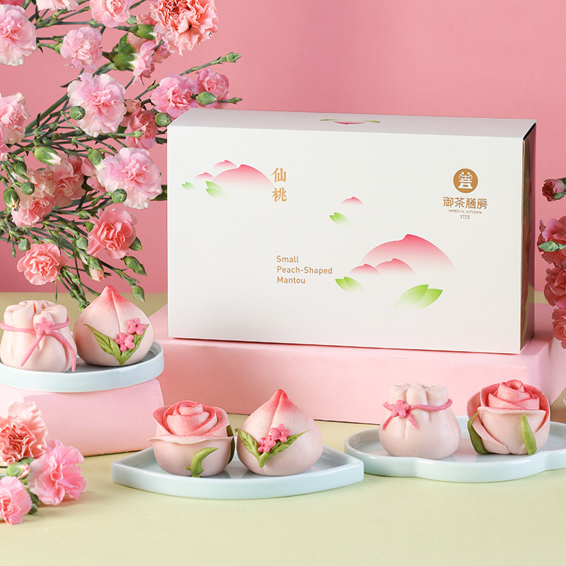 御茶膳房寿桃馒头糕点礼盒点心北京特产送父母长辈生日过寿伴手礼