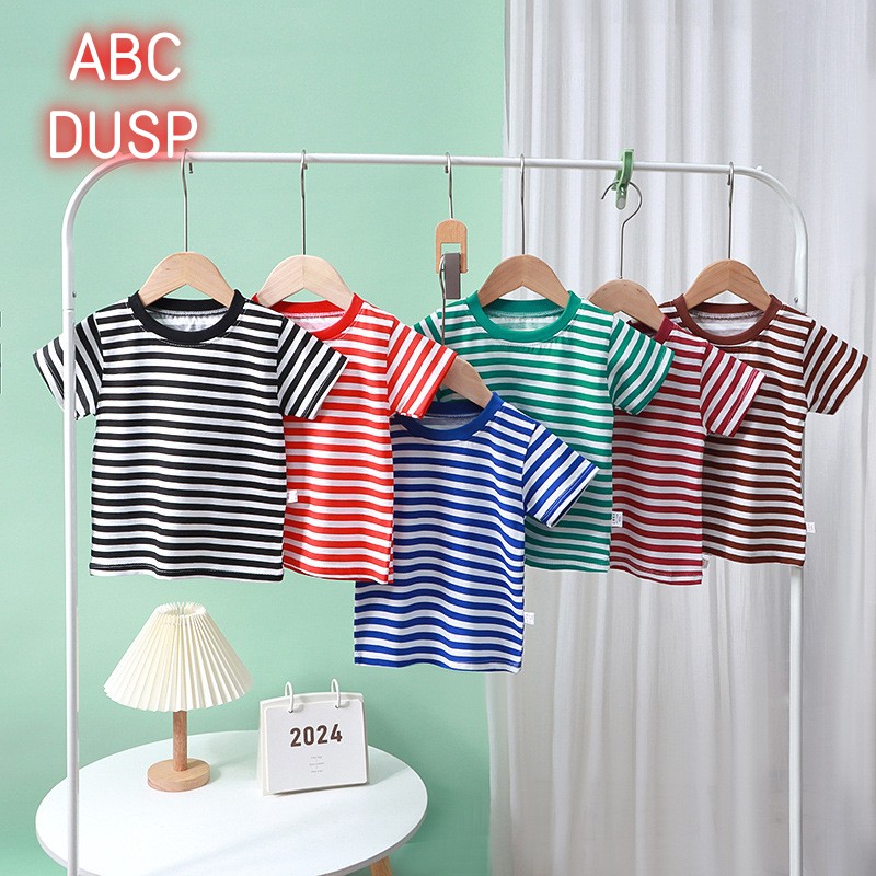 ABC DUSP官方正品新款儿童短袖t恤纯棉男童女童夏季单件宝宝打底