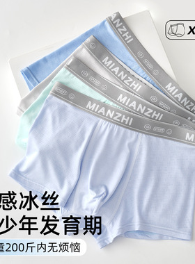 ABC DUSP青少年内裤男男生发育期学生高中生大童夏季薄款冰丝短裤