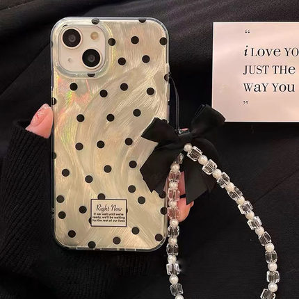 波点蝴蝶手适用于荣耀500pro手机壳400/200/90GT/80/magic8/7保护套v40/30play7畅玩60plus女x70i/60i羽纱