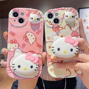 小猫公仔支架适用一加ACE6手机壳一加15/13T新款Ace3PRO高级感ACE5/2硅胶12软壳11一加9女8T保护套9RT3V胖妹