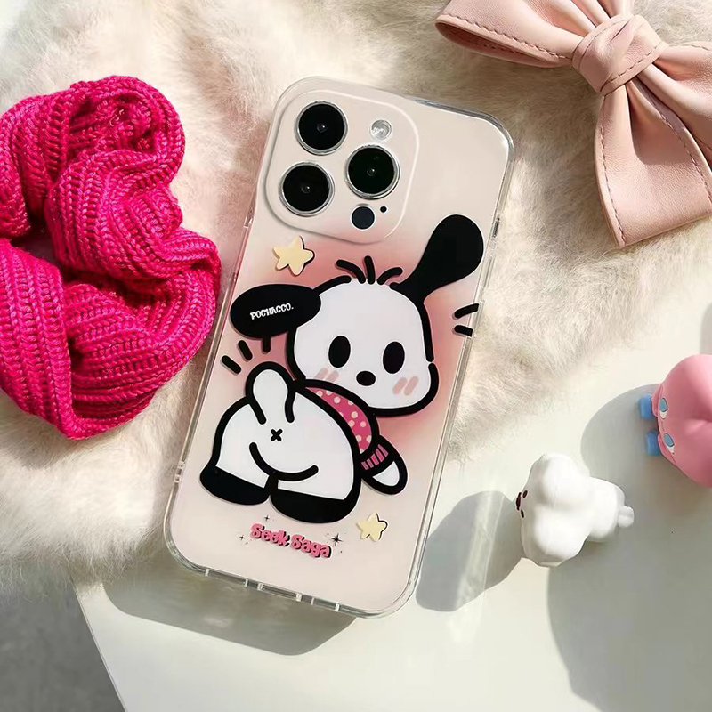 可爱回头小狗适用oppo手机壳