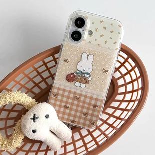 12x 火翔碎花兔子适用于真我gt7pro手机壳realme真我gtneo5 5PRO全包真我13 7保护套GT6 11女x50v30v23IMD