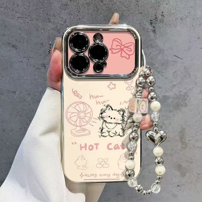 火翔风扇猫咪适用于vivoY300PRO手机壳Y200/Y100iY78+/Y77/Y76SY35/35m保护套Y33/Y70S女Y73S/y53t新视窗