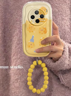 奶酪芝士手链适用于vivo iqoo neo10/8pro手机壳neo7/6seneo5女款neo3创意iqoo13/12/11s/iqoou3xz9/7x肥皂