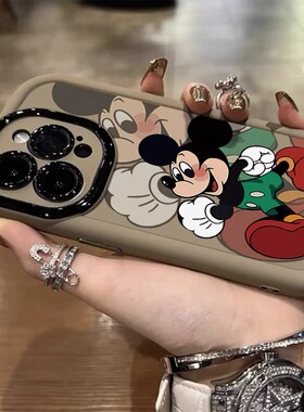 卡通可爱米奇适用于oppofindx9pro手机壳findx8/x7新款Reno15/14pro/13/10pro9全包k12s女k11/k10泡芙保护套