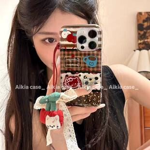 60pro新款 mate70pro 600 20保护套优畅享50pro女p4030羽纱 美德拉拼接猫适用于华为pura80pro手机壳p70