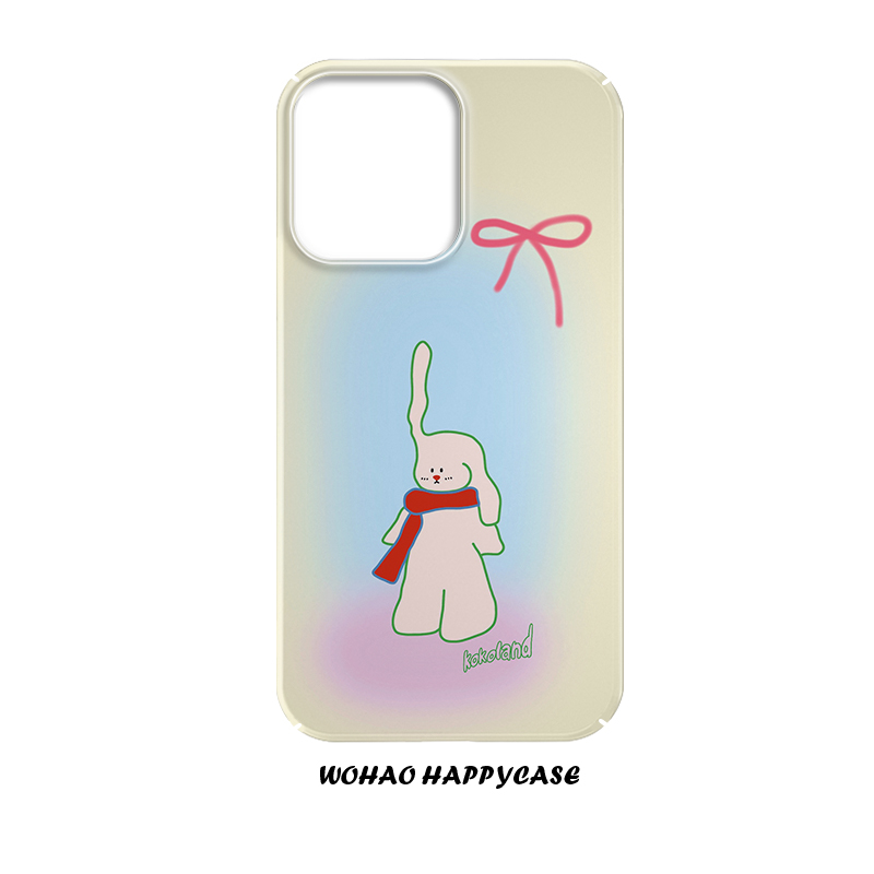 卡通简约新款高级感菲林壳手机壳