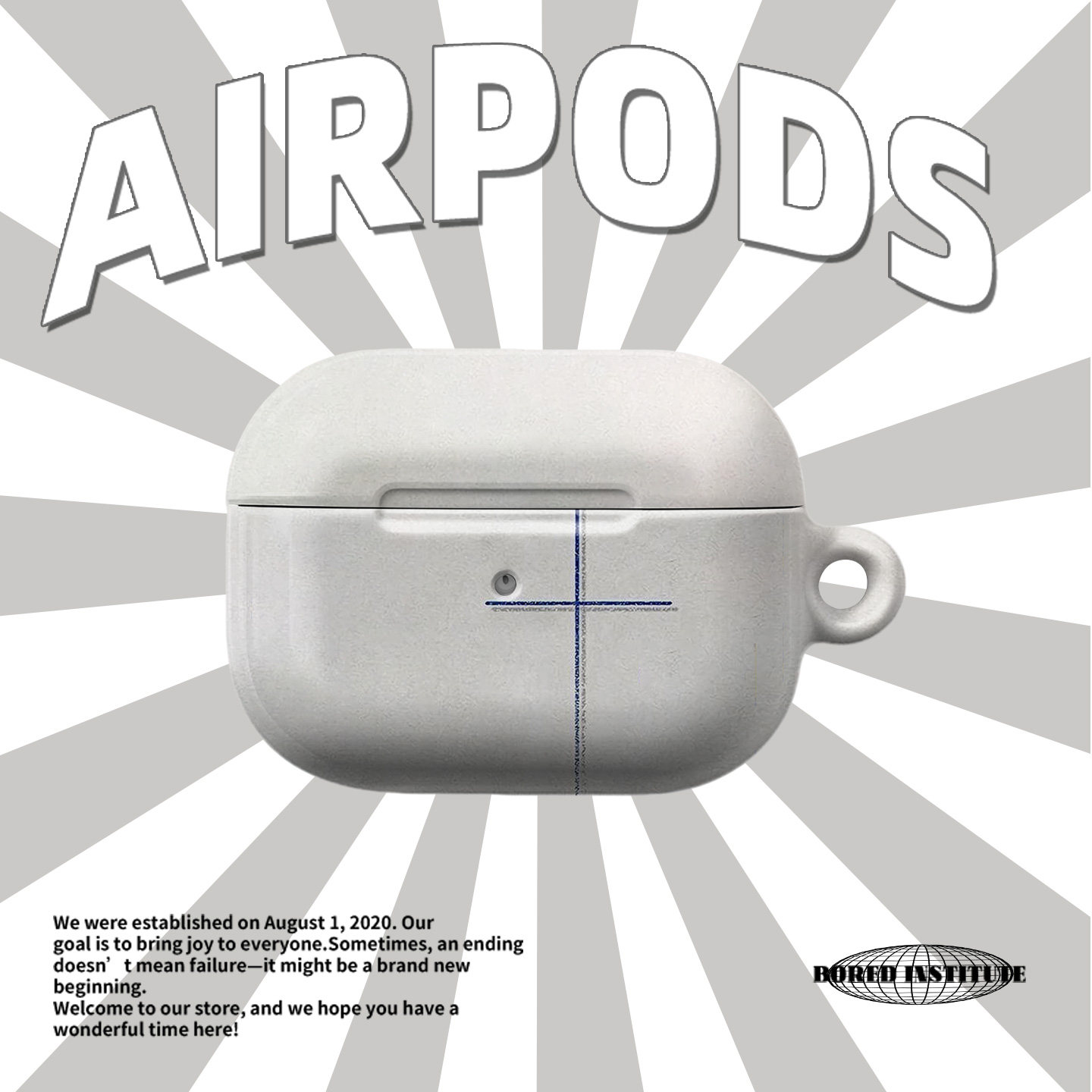 小众十字线条适用于airpods4/3苹果无线蓝牙耳机AirPodsPro3/二代pro简约韩国进口菲林保护套2/1保护壳个性