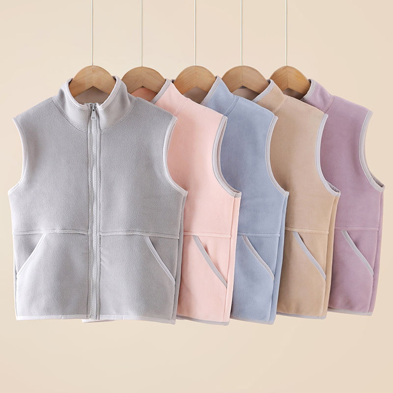 儿童马甲秋冬保暖奥粒绒坎肩