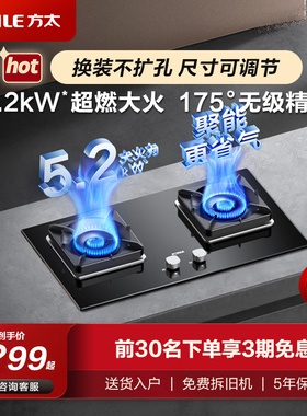 Fotile/方太 02-TH29B嵌入式家用天然气液气化猛火大火力台式灶具