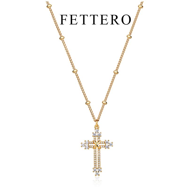 口欧美外贸孤品镶钻短款项链