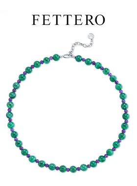 百搭缠绕蛇项链fettero铜合金