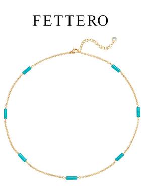 sabrina14K金绿松石项链