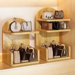 包包收纳神器家用入户门后桌面多层皮包手提包展示架放包包摆放架