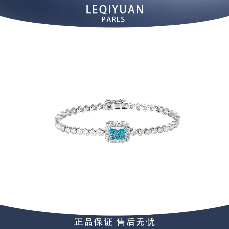 蓝钻手链女轻奢高级感精致小众