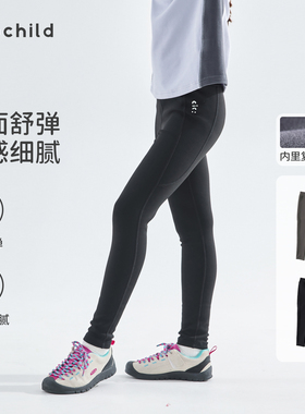 cicochild 26年春季新款亲子女童加绒打底裤高弹无痕腰打底紧身裤