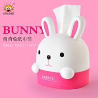新品盟盟兔紙巾筒/創(chuàng)意紙巾盒新奇特家居用品