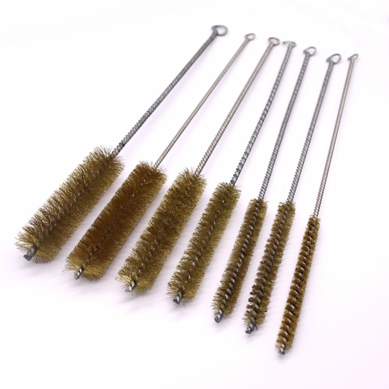 铜丝管道刷钢丝管刷不锈钢丝刷圆形铜丝内孔清洗刷钢管除锈刷热销