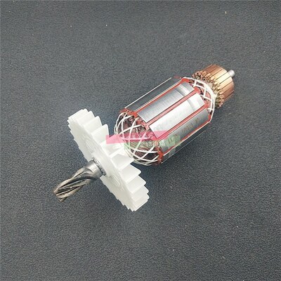 创造坦克雷亚C2802 2801电锤冲击钻转子5齿 精力电机原厂配件碳刷