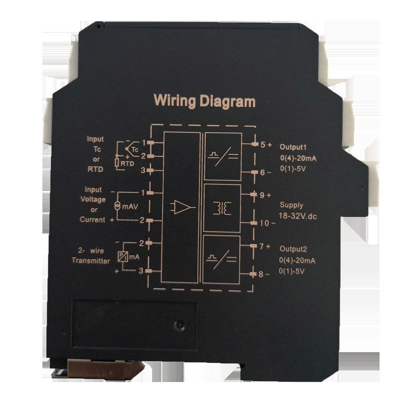 BA1G53热电阻温度隔离器变送器4-20MA0-10V5VRS485