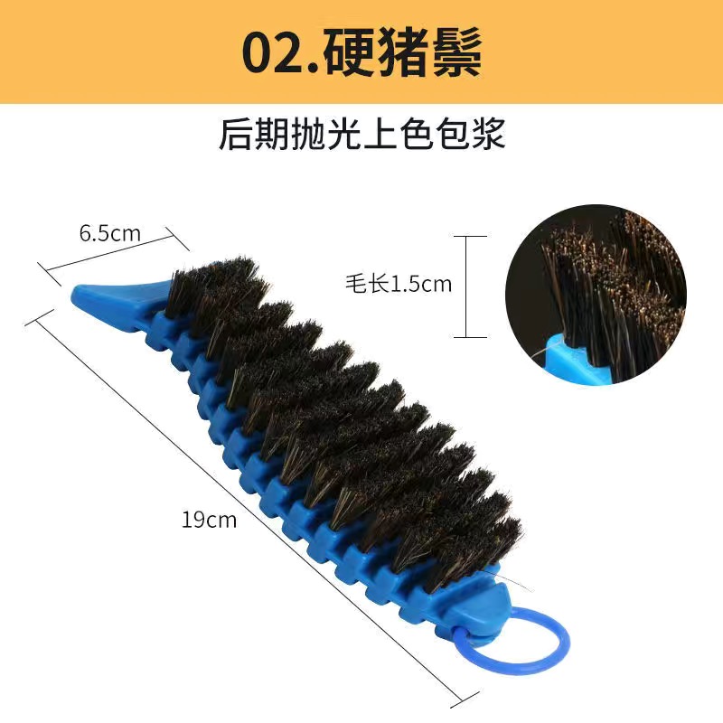 手串核桃金刚折叠曲刷子纳米猪鬃钢丝刷筒刷打底抛光上色包浆工具