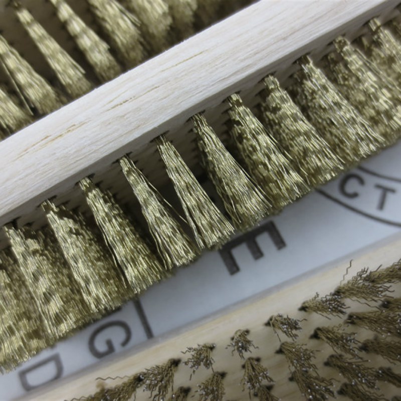 钢丝刷文玩 铜丝刷 铁刷子 硬毛刷 除漆除锈刷子抛光钢丝板刷清洁