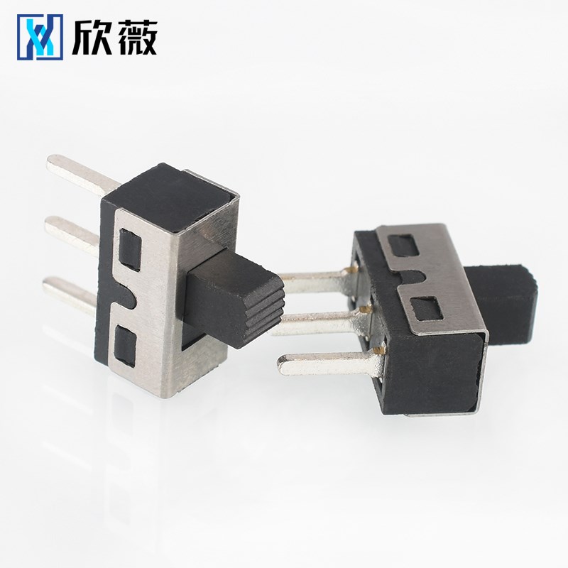 SS12D10 G5拨动开关 2档3脚横柄式拨动开关小型电源开关 2只