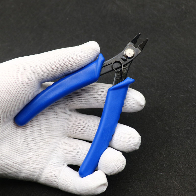 夹定位珠钳收簪娘串珠绕线套管卡扣固定收尾夹钳管珠夹扁珠宝钳子