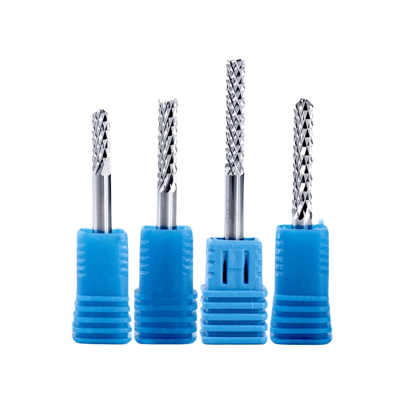 钨钢3.175玉米铣刀加长菱齿4mm6PCB电路板硬木切割数控雕刻机