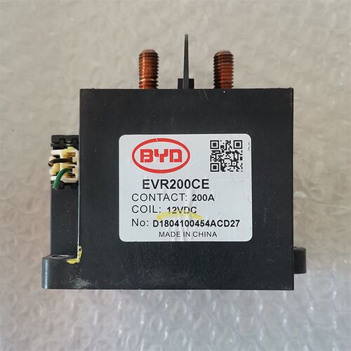 比亚迪接触器EVR200CE 200A 12VDC 高压直流接触器新能源车续电器