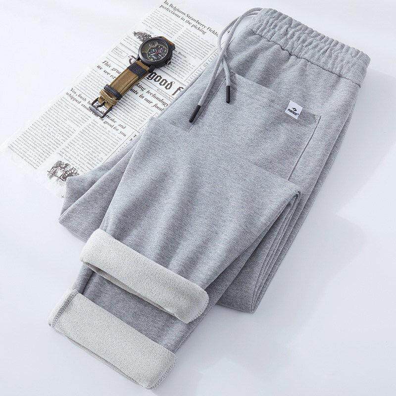 斯蒂芬重磅纯棉休闲裤男春秋季2026新款高端宽松直筒男士运动卫裤