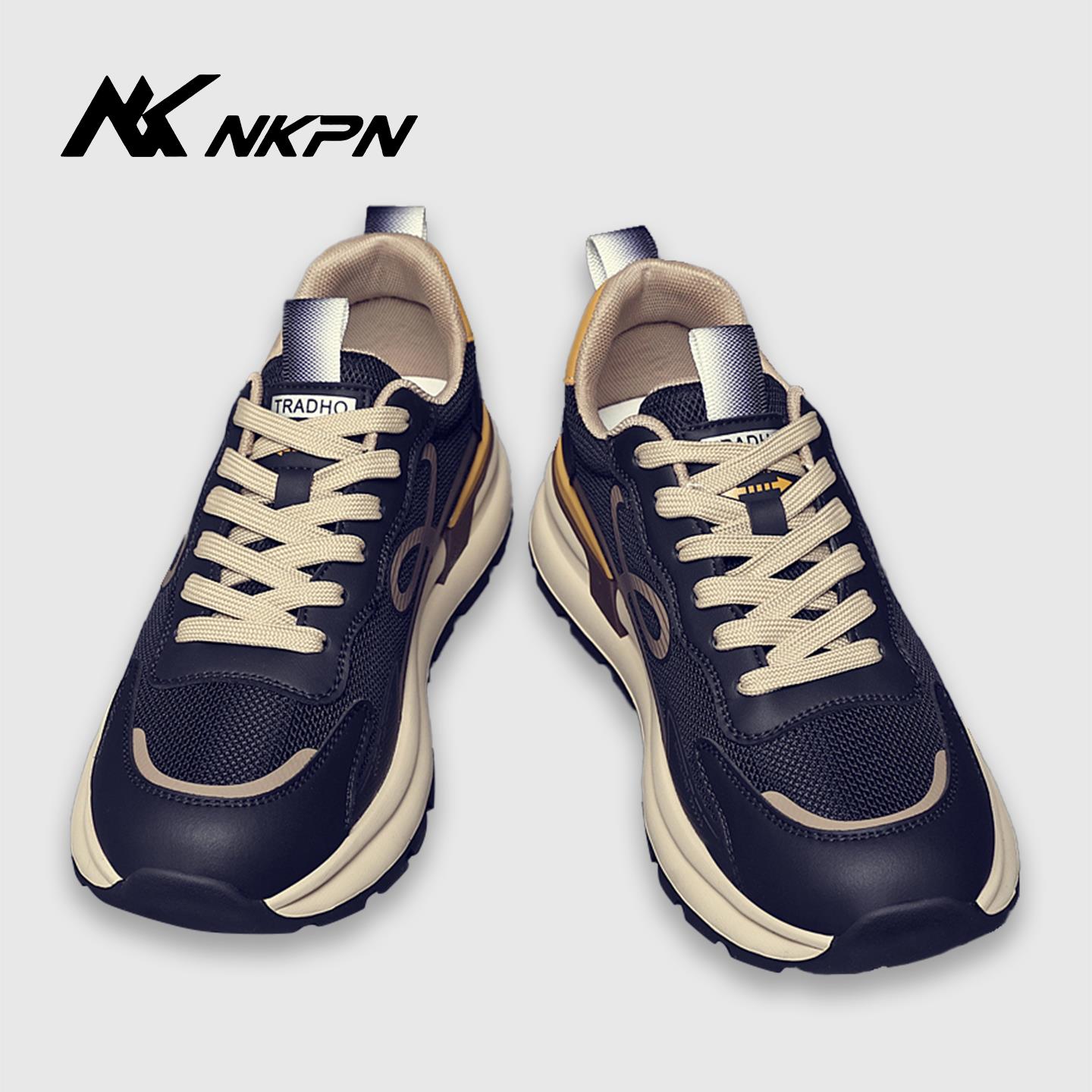 网面男鞋2025新款秋季透气韩版百搭运动鞋轻便软底休闲跑步老爹鞋