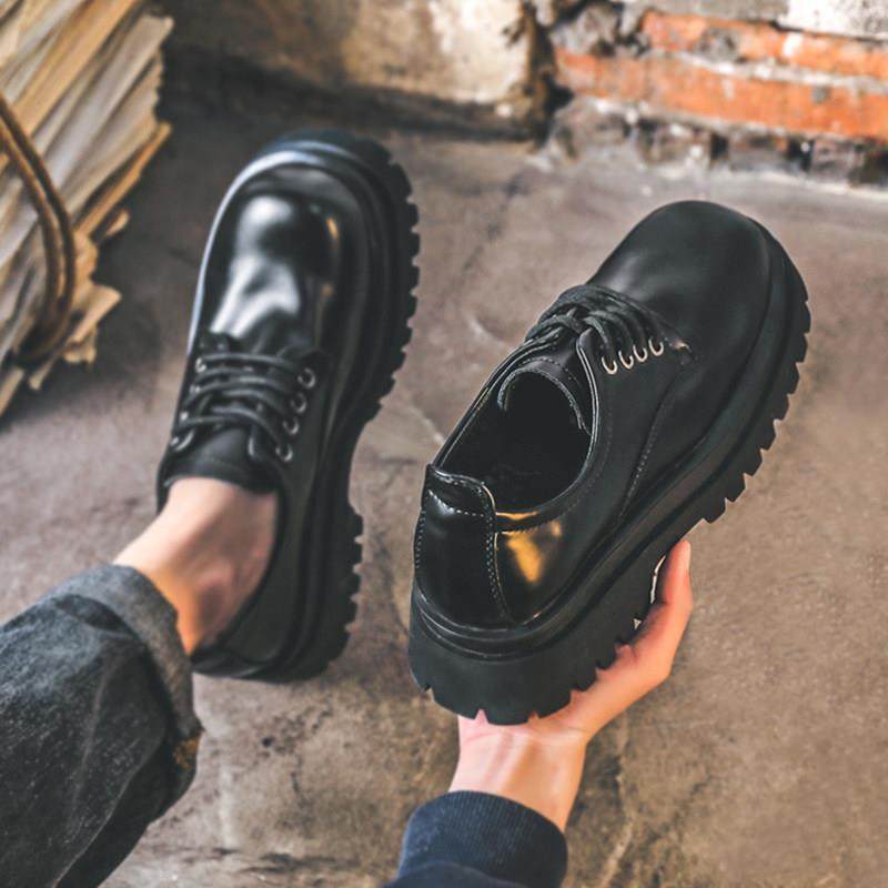 潮牌大头皮鞋男2025春季新款英伦风休闲鞋厚底百搭正装时尚德比鞋,家庭/个人清洁工具,浴帽,淘宝优惠券,粉丝福利购,淘宝优惠卷