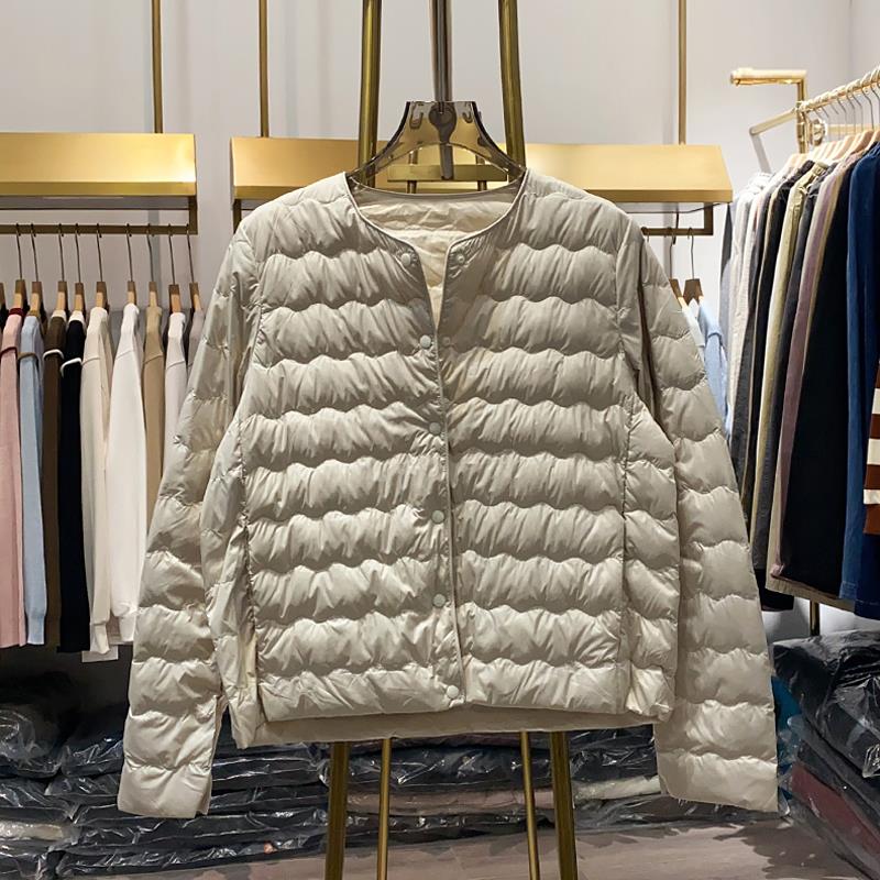 【好货推荐】2025秋冬新款轻薄羽绒服女宽松显瘦舒适显瘦上衣外套