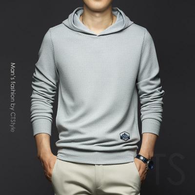 百尊2025新款秋季男士商务休闲连帽卫衣青年薄款运动外套男装上衣