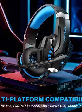 KOTION EACH因卓G9000Pro头戴式电脑耳机有线带麦游戏电竞耳麦