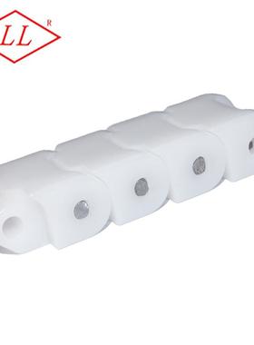 利来 40P-药B白色塑料链条距12. 电子品制造 低噪节音轻7型小链条