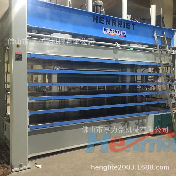 亨力特蜂三6热米生态板HRL-100T密度板窝复合板板材贴面250吨层液