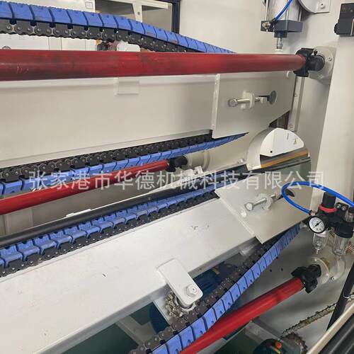 PVCHDPE50-250塑料材牵引履机 三爪 牵引机 伺服带式橡胶块牵管引